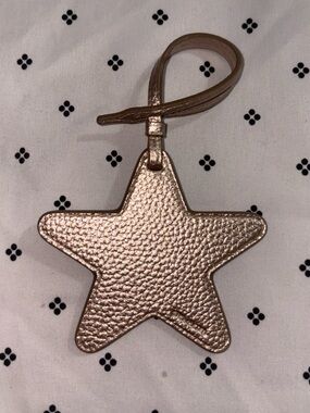 Coach Star Bag Charm - Metallic Rose Gold